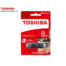TOSHIBA FLASH DRIVE USB 3.0 8GB SUZAKU ΜΑΥΡΟ